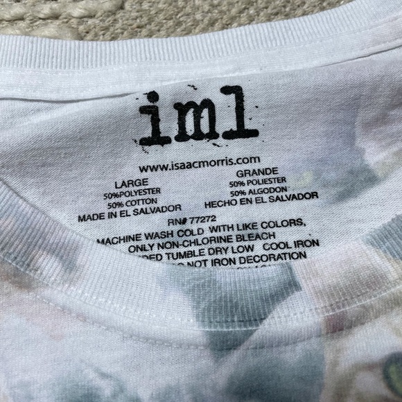 Men’s IML All Over Cat Print Graphic S/S Tee Shirt - Picture 5 of 11